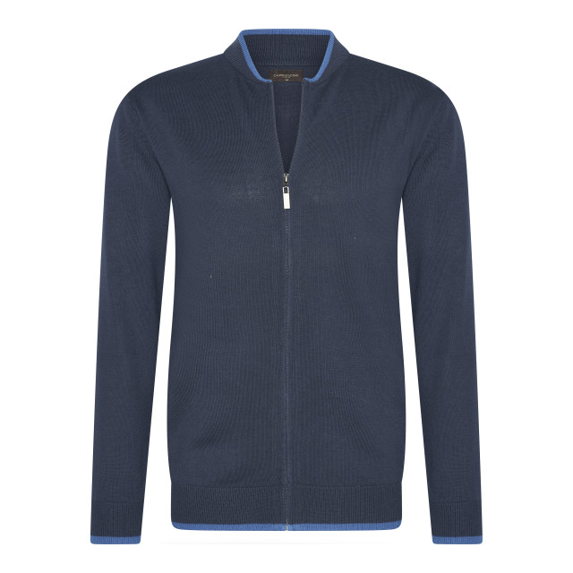 Cappuccino Italia Full zip cardigan CAP-FZC-NVY-M large