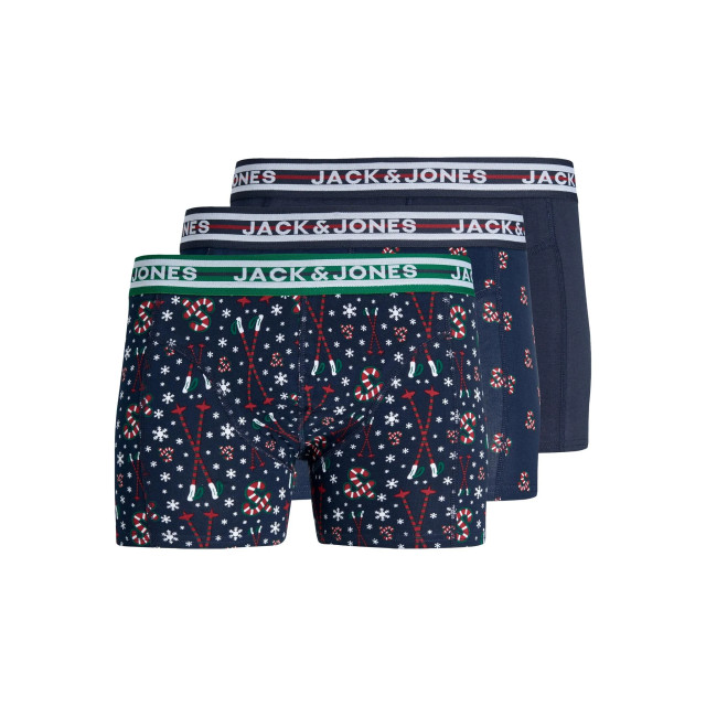 Jack & Jones Kerst boxershorts jongens trunks jacxmas 3-pack 12246624 large