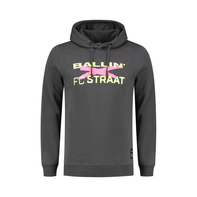 Ballin Amsterdam X FC Straat - Heren Slim Fit Hoodie - Grijs 22129301_06 large