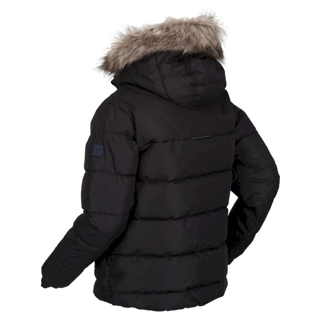 Regatta Parka met imitatiebont voor kinderen UTRG8399_black large