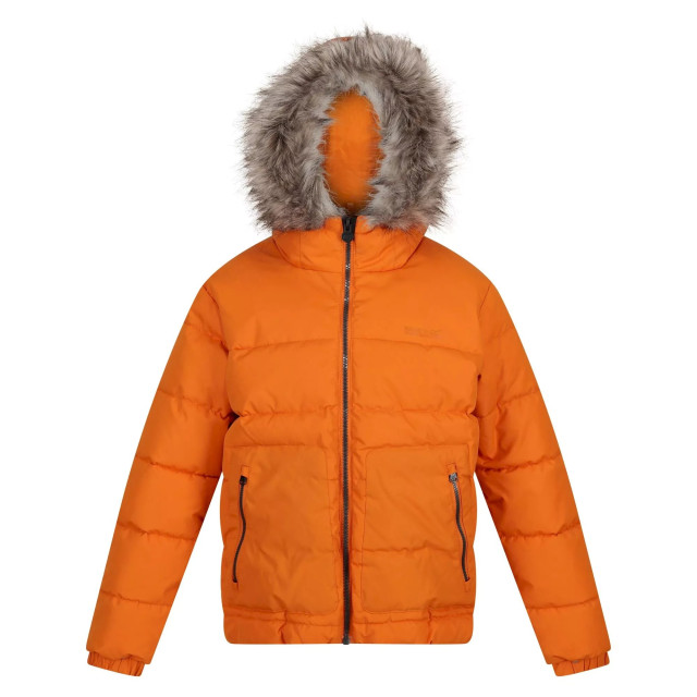 Regatta Parka met imitatiebont voor kinderen UTRG8399_maple large