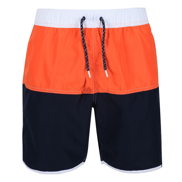 Regatta Heren benicio zwemshorts UTRG7217_navymagmaorange large