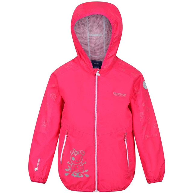 Regatta Waterdichte jas voor kinderen/kinderen UTRG5956_brightblush large