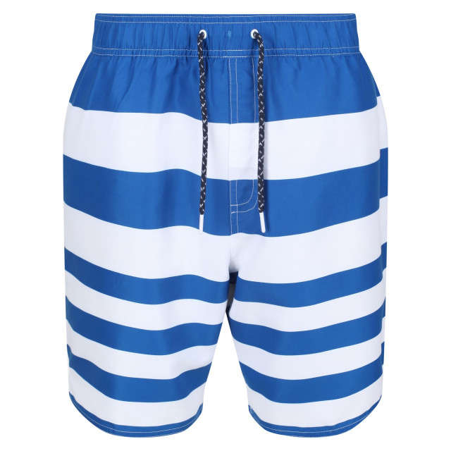 Regatta Heren hamza gestreepte zwemshorts UTRG7318_lapisblue large