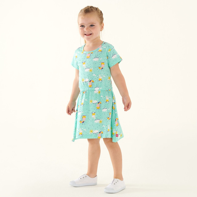 Regatta Peppa pig wolken jurkje voor babymeisjes UTRG7568_arubablue large