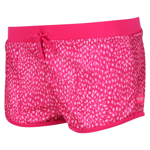 Regatta Meisjes hosanna zwemshort met dierenprint UTRG7624_pinkfusion large