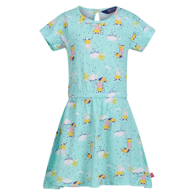 Regatta Peppa pig wolken jurkje voor babymeisjes UTRG7568_arubablue large