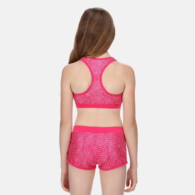 Regatta Meisjes hosanna bikini top met dierenprint UTRG7385_pinkfusion large