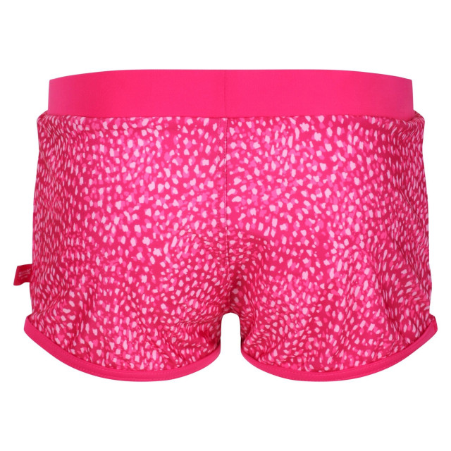 Regatta Meisjes hosanna zwemshort met dierenprint UTRG7624_pinkfusion large