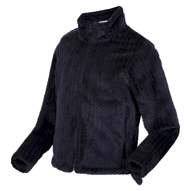 Regatta Kinder/kinder kallye ripple fleece jacket UTRG8363_navy large