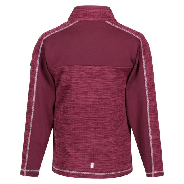 Regatta Kinderen/kinderen hewley recycled half zip fleece top UTRG7988_violetamaranthhaze large