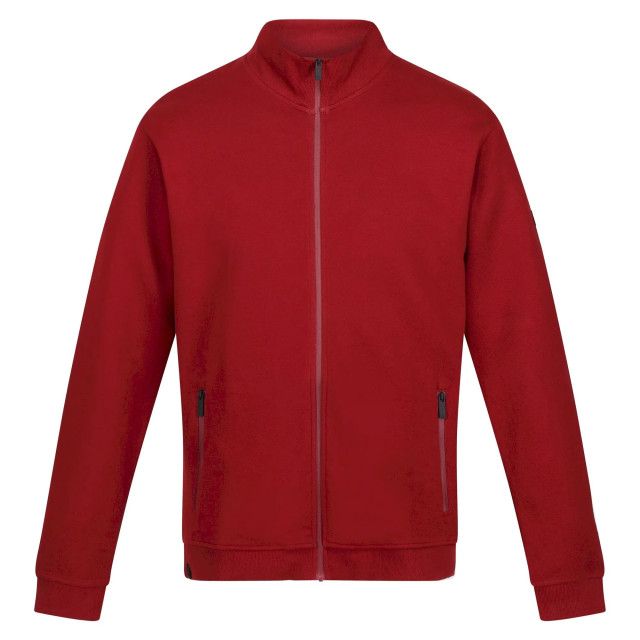 Regatta Heren felton sustainable full zip fleece jacket UTRG8470_syrahred large
