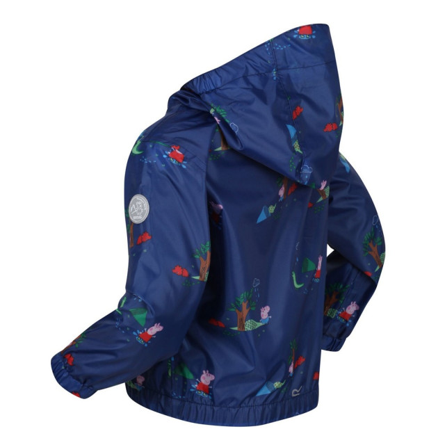 Regatta Muddy puddle peppa pig waterdichte jas voor kinderen/kinderen UTRG6264_royalblue large