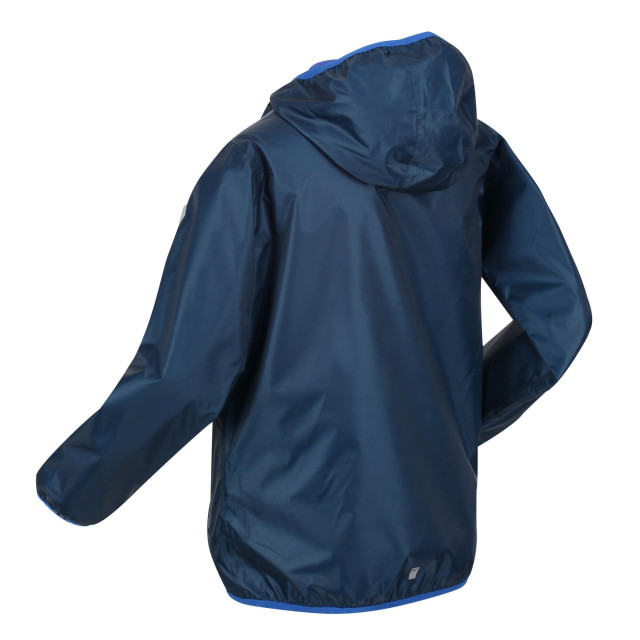 Regatta Groot buitenshuis kinderen/kinderen lever ii packaway rain jacket UTRG1885_moonlightdenim large