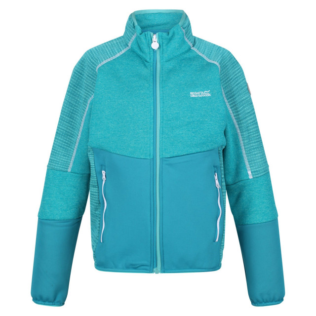 Regatta Kinder/kids oberon v soft shell jas UTRG7218_turquoise large Regatta Kinder/kids oberon v soft shell jas UTRG7218_turquoise large