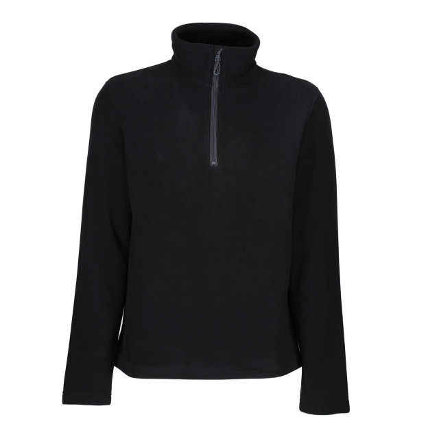 Regatta Heren eerlijk gemaakt gerecycleerde half rits fleece UTRG5937_black large