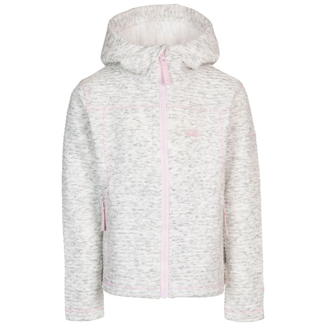 Trespass Vijandige fleece hoodie voor meisjes UTTP5305_white large