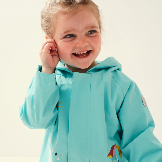 Regatta Kinder/kids peppa pig waterdicht jasje UTRG7528_arubablue large