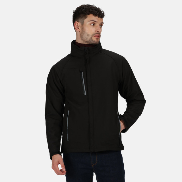 Regatta Heren apex soft shell jacket UTRG5422_black large