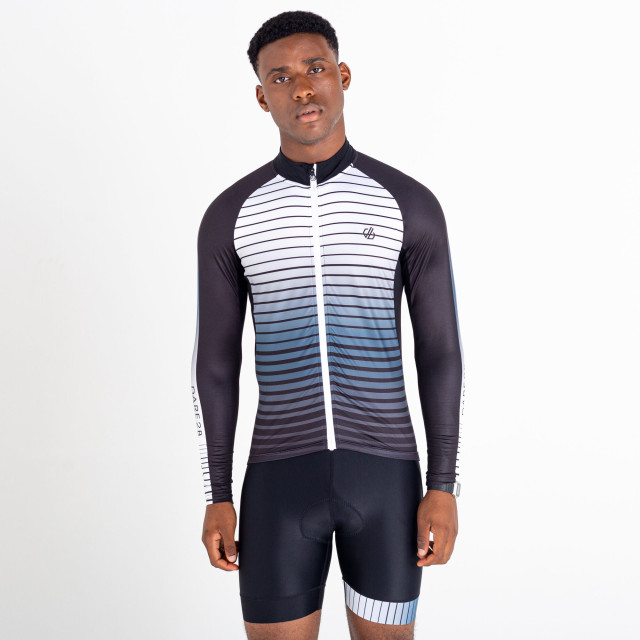 Dare2b Heren aep virtuous onderstreepte wielertrui met lange mouwen UTRG7023_black large