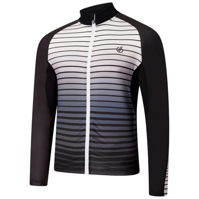 Dare2b Heren aep virtuous onderstreepte wielertrui met lange mouwen UTRG7023_black large