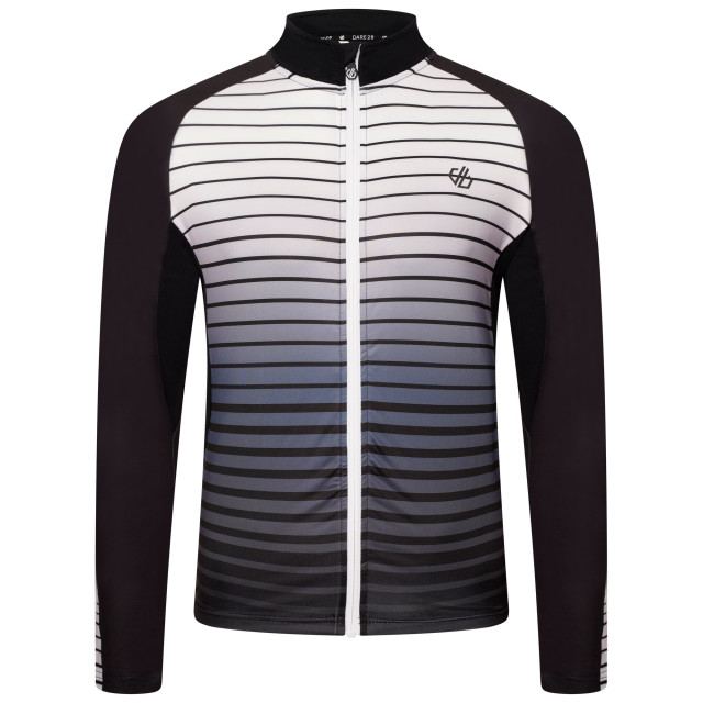 Dare2b Heren aep virtuous onderstreepte wielertrui met lange mouwen UTRG7023_black large