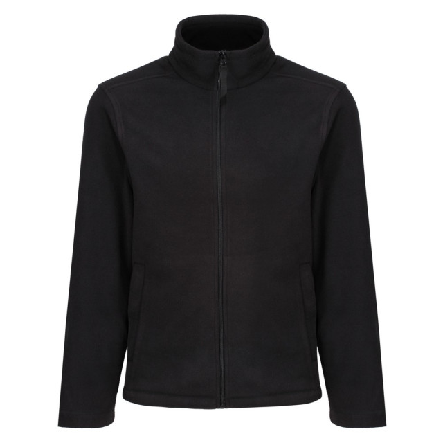 Regatta Heren plain micro fleece full zip vest (lite laag) UTRG1551_black large