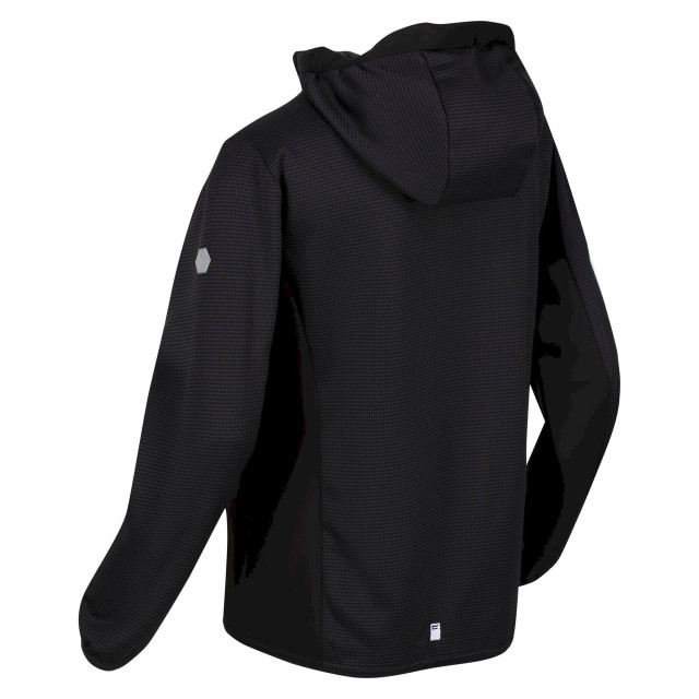 Regatta Kinder/kids highton full zip fleece jas UTRG7389_black large