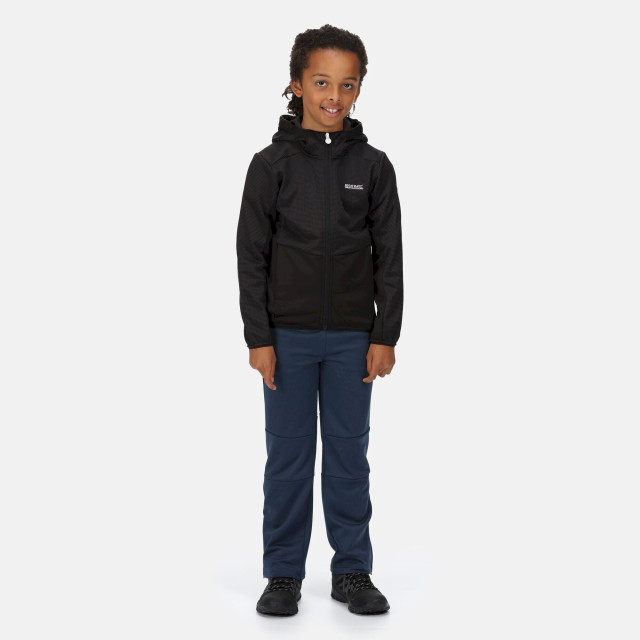 Regatta Kinder/kids highton full zip fleece jas UTRG7389_black large