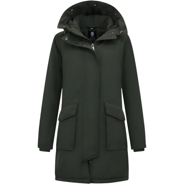 Gentile Bellini Lange winterjas met capuchon 2728 large