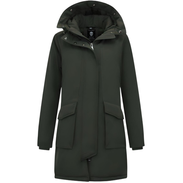 Gentile Bellini Lange winterjas met capuchon 2728 large