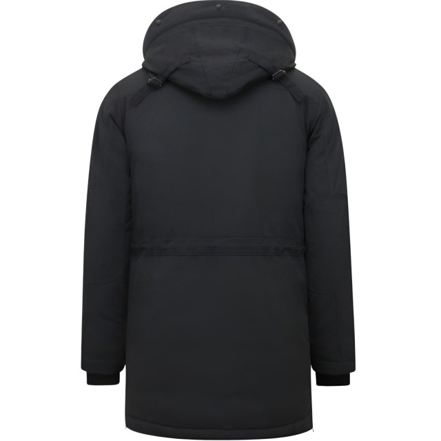 Enos Lange parka jas met capuchon 891 large