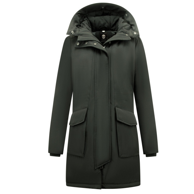 Gentile Bellini Lange winterjas met capuchon 2728 large