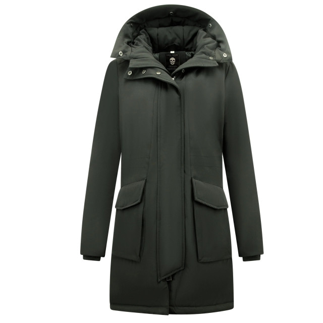 Gentile Bellini Lange winterjas met capuchon 2728 large