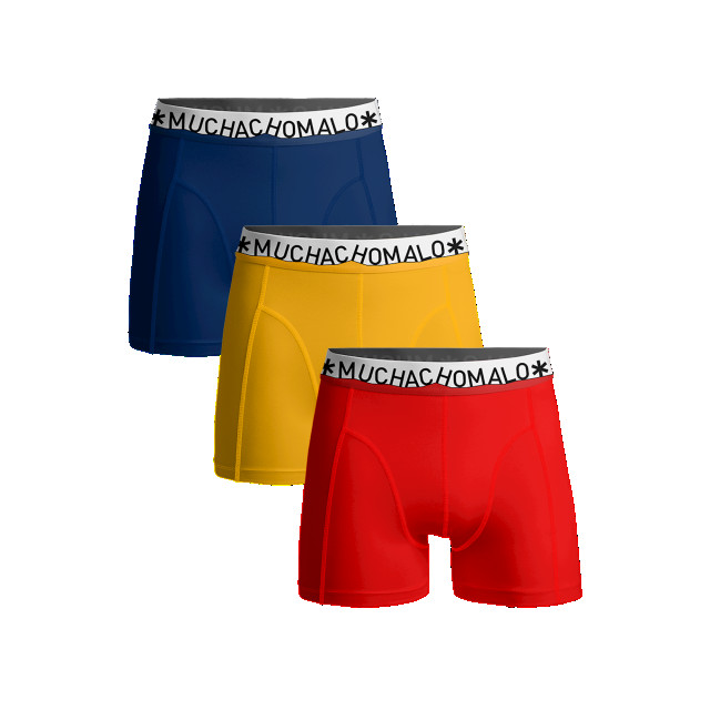 Muchachomalo Heren 3-pack boxershorts effen SOLID1010-373nl_nl large