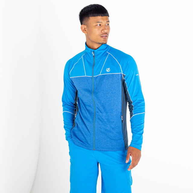 Dare2b Heren reformed ii core stretch gerecycleerd fleece jas UTRG7313_tetonbluesnorkelblue large