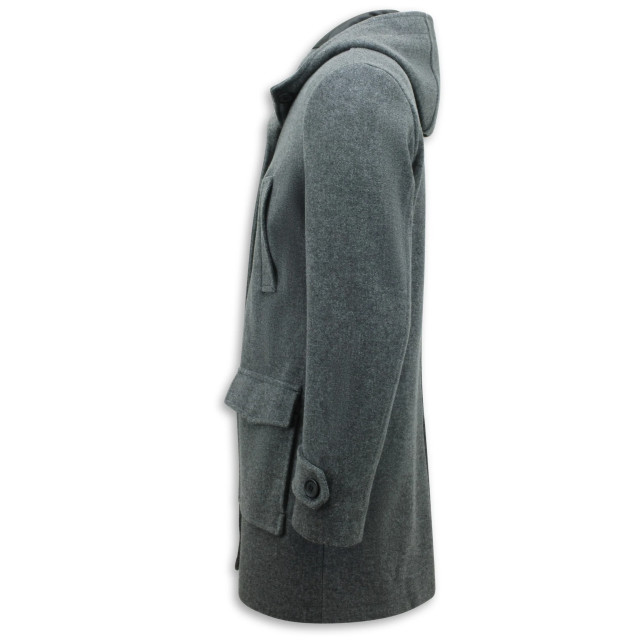 Enos Getailleerde mantel jas winter met capuchon 8931 QQC-8931-28 large Enos Getailleerde mantel jas winter met capuchon 8931 QQC-8931-28 large