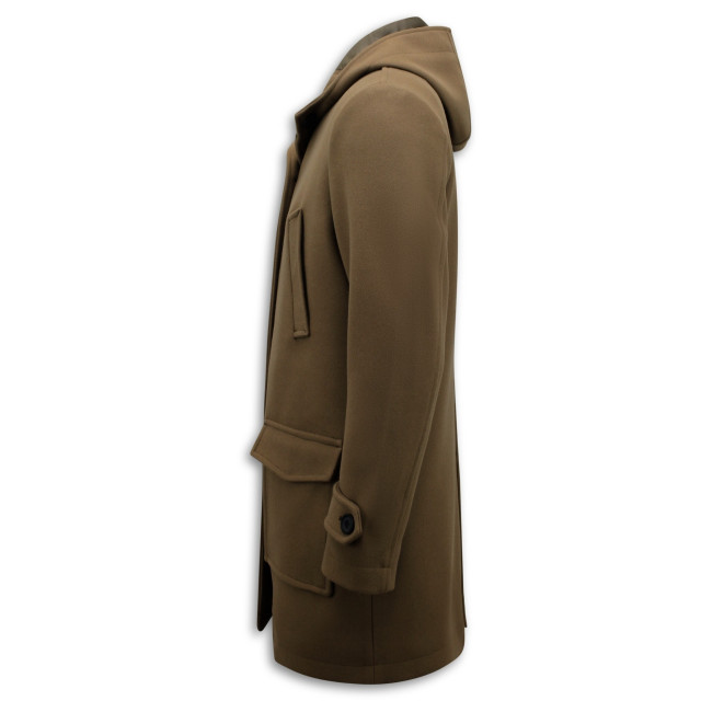 Enos Sportieve lange mantel getailleerd 8931 QQC-8931-28 large