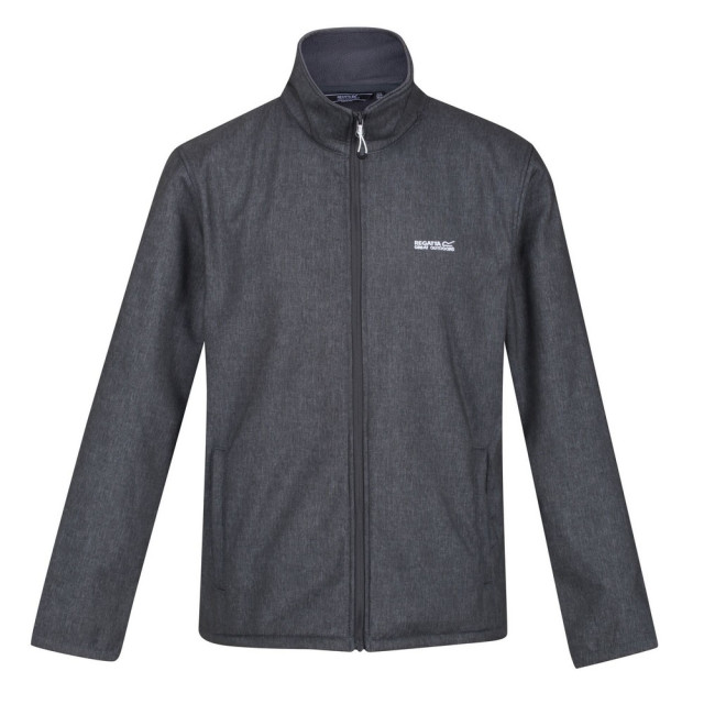 Regatta Heren cera v wind resistant soft shell jas UTRG6259_sealgreymarl large