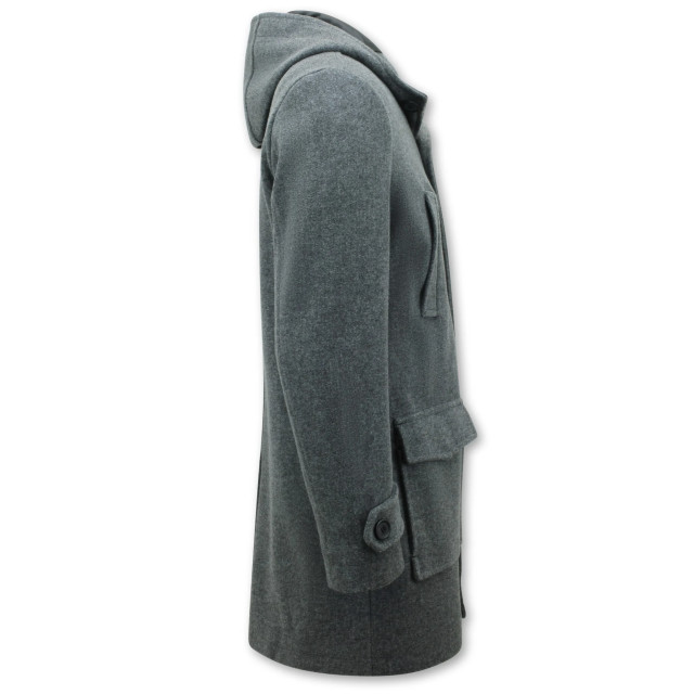 Enos Getailleerde mantel jas winter met capuchon 8931 QQC-8931-28 large Enos Getailleerde mantel jas winter met capuchon 8931 QQC-8931-28 large