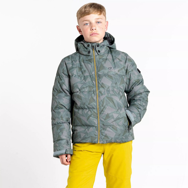 Dare2b Jongens all about geometrische ski jas UTRG8411_duckgreen large