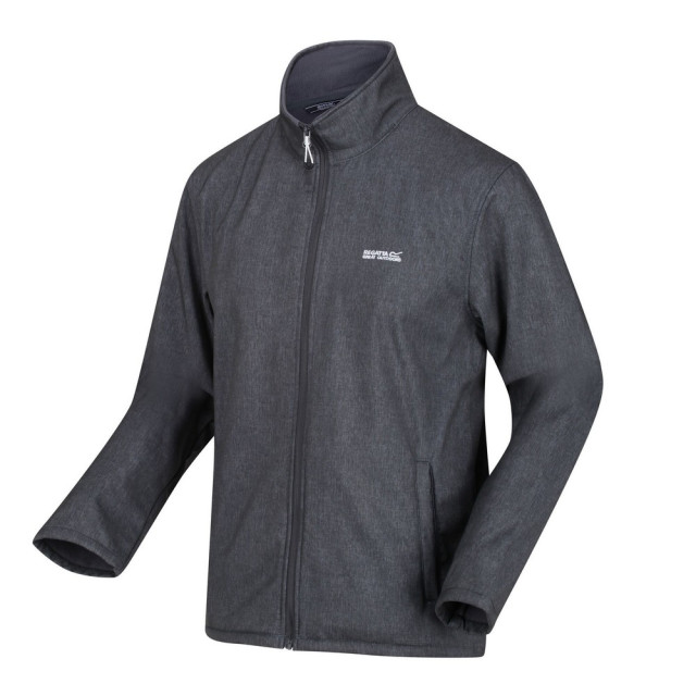 Regatta Heren cera v wind resistant soft shell jas UTRG6259_sealgreymarl large