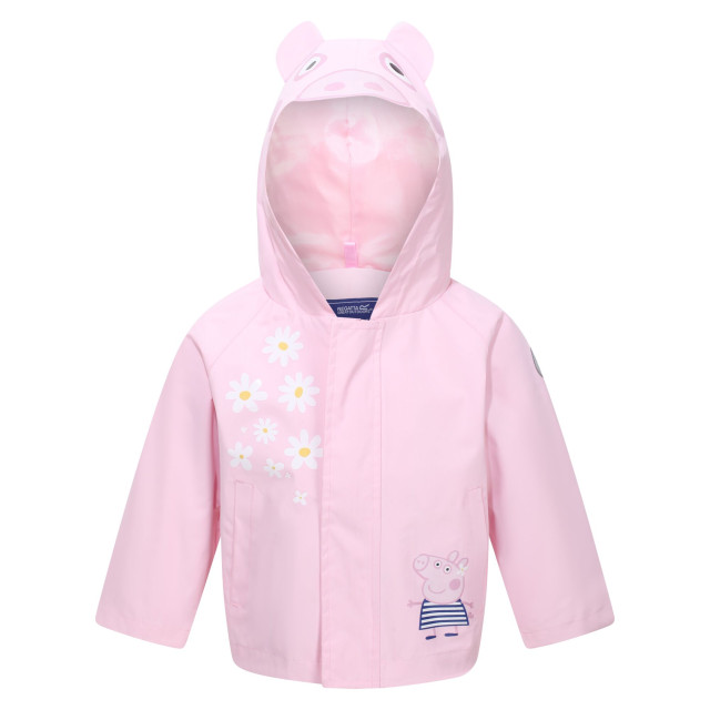 Regatta Kinder/kids peppa pig waterdicht jasje UTRG7315_pinkmist large