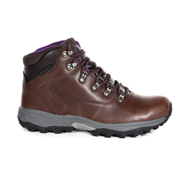 Regatta Grote outdoor vrouwen/dames bainsford waterdichte wandelschoenen UTRG2812_chestnutalpinepurple large