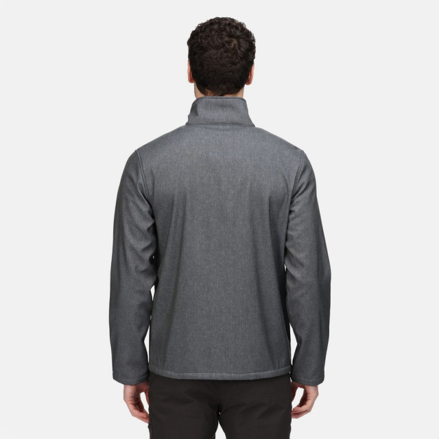 Regatta Heren cera v wind resistant soft shell jas UTRG6259_sealgreymarl large