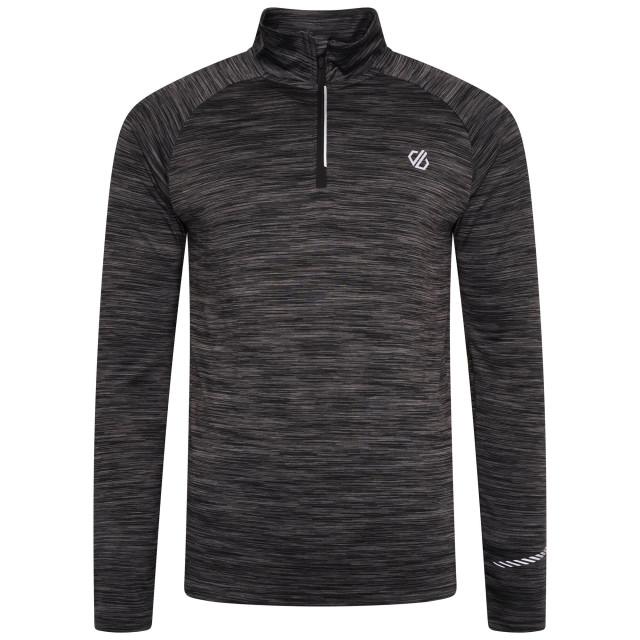 Dare2b Heren accelerate space dye jersey t-shirt met lange mouwen UTRG8598_charcoalgrey large