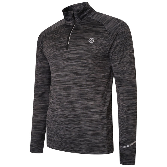 Dare2b Heren accelerate space dye jersey t-shirt met lange mouwen UTRG8598_charcoalgrey large