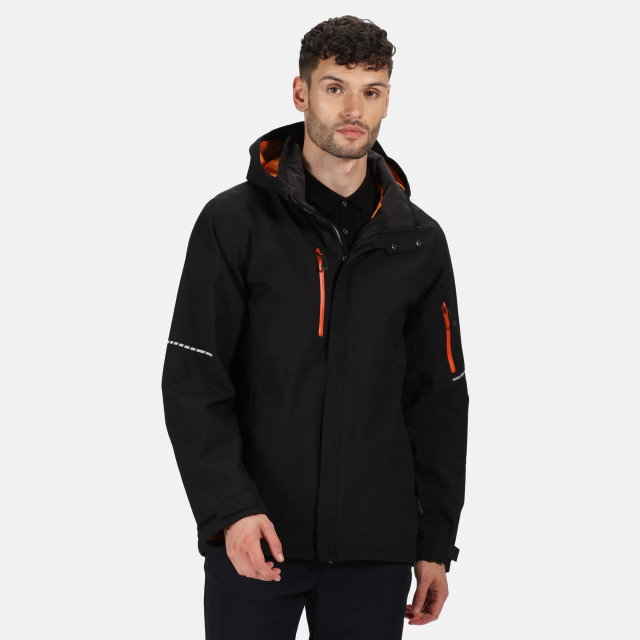 Regatta Heren x-pro exosphere ii softshell jas UTRG5686_blackmagmaorange large