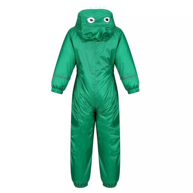 Regatta Kinderen/kinderen mudplay peppa pig dinosaurus puddle suit UTRG7844_jellybeangreen large