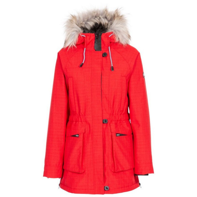 Trespass Vrouwen/dames bijschrift waterdicht parka UTTP5228_red large Trespass Vrouwen/dames bijschrift waterdicht parka UTTP5228_red large
